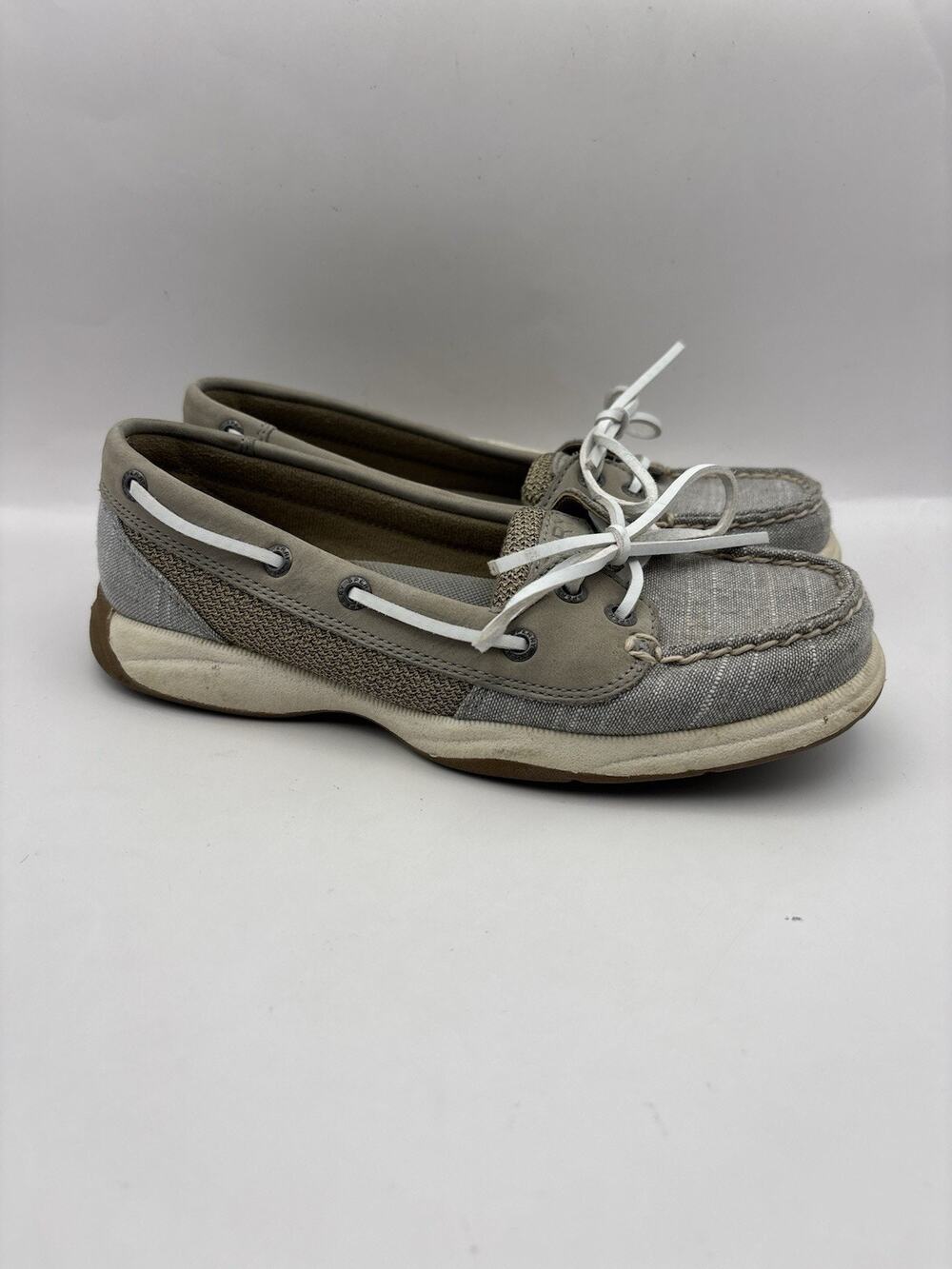 Sperry Top Spider Angelfish Sparkle Boat Shoes Women Size 5